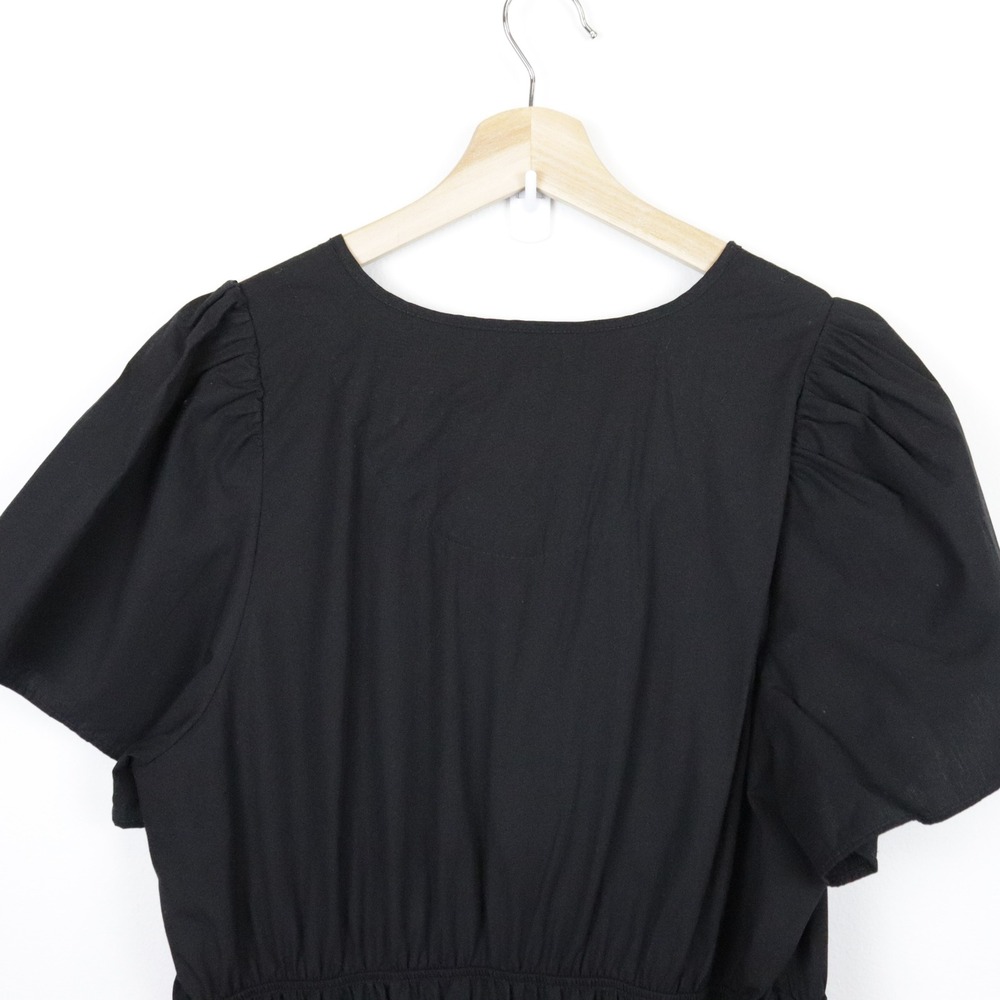 by Anthropologie The‎ Somerset Mini Dress Black 1X - Picture 4 of 12